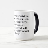 Mug Magique Le frisson du golfeur (Devant droit)