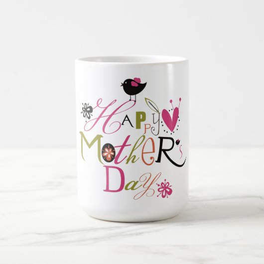 Mug Magique Le jour de mère (Centre)