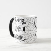 Mug Magique Le long est venue une araignée… (Devant gauche)
