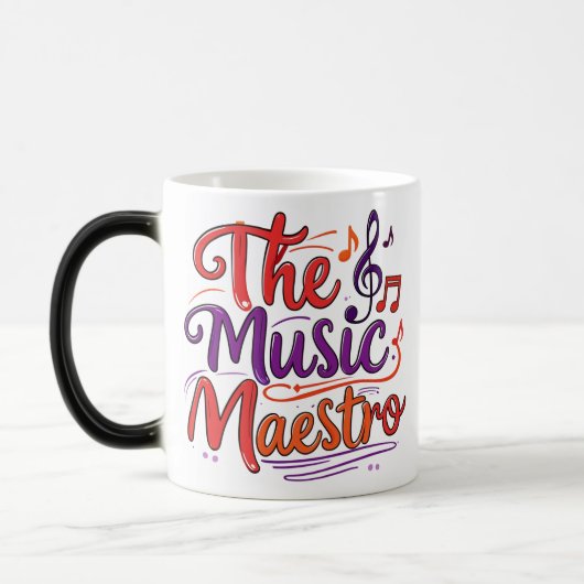 Mug Magique Le maestro de musique (Gauche)