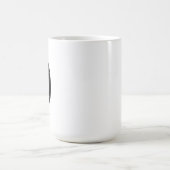 Mug Magique Le nombre zéro (0) en noir (Centre)