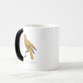 Mug Magique Le Perroquet Jaune ecaille de rouge (Devant gauche)