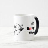 Mug Magique Le plus grand patron du monde (à Snooping (Devant droit)
