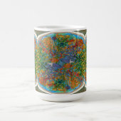 Mug Magique Le poisson dans l'art Abstrait océanique (Centre)