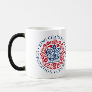 Mug Magique Le roi Charles III 3ème logo officiel Mug.