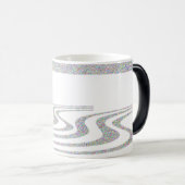 Mug Magique Le skieur de neige - (Devant droit)