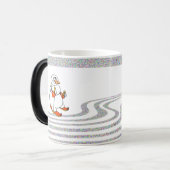 Mug Magique Le skieur de neige - (Devant gauche)