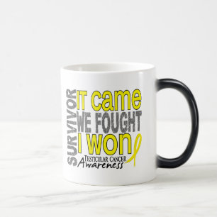 Mug Magique Le survivant de cancer du testicule qu'il est venu
