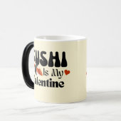 Mug Magique Le Sushi Est Ma Saint Valentin (Devant gauche)
