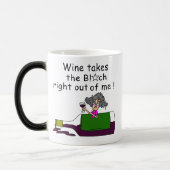 Mug Magique Le Vin M'A Mélangé (Gauche)