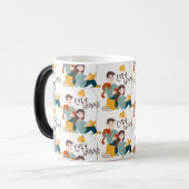 Mug Magique Lecture confortable ensemble - Histoire du père et (Devant gauche)