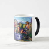 Mug Magique Lecture estivale (Devant droit)