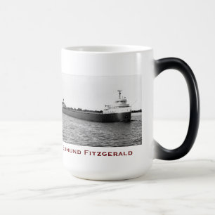 Mug Magique L'Edmund Fitzgerald avec les noms de l'équipage