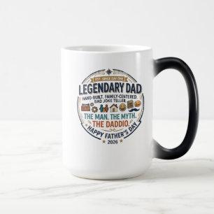 Mug Magique Légendaire Papa Depuis la Fête des pères d'un Papa