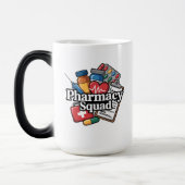Mug Magique 'L'équipe de pharmacie'. (Gauche)