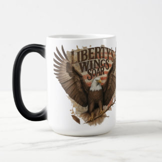 Mug Magique Les ailes de la liberté s'envolent la conception d