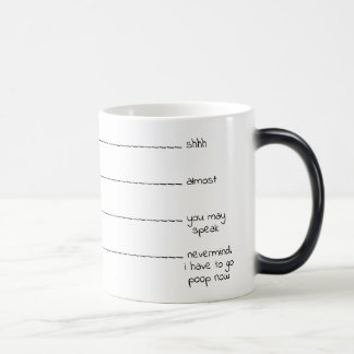 Mug Magique Les amants drôles de café "de dunette du besoin"