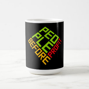 Mug Magique Les Gens Avant le Profit Activisme Justice Sociale