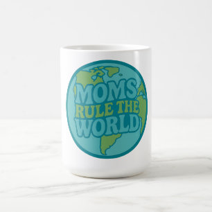 Mug Magique Les mamans règnent sur le monde Groovy Globe