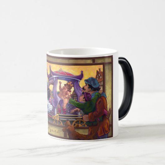Mug Magique Les nouveaux vêtements de l'empereur (Devant droit)