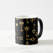 Mug Magique Les Patters de Seamless avec Golden Keys (Devant droit)