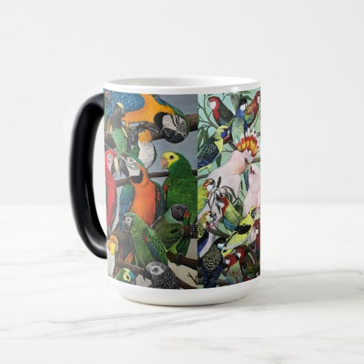 Mug Magique "Les perroquets de Pierre" (Devant gauche)