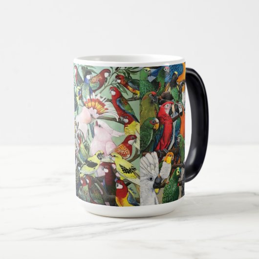 Mug Magique "Les perroquets de Pierre" (Devant droit)