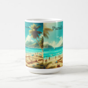 Mug Magique Les plages sont des paradis sereins