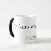 Mug Magique les yaminions, mes fans sont, CHAUD ! (Devant gauche)
