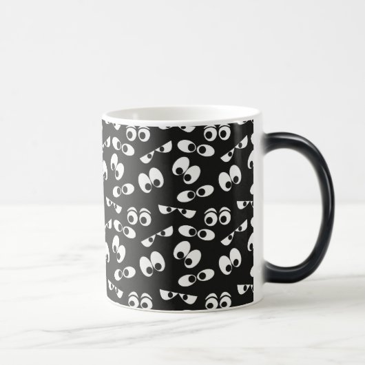 Mug Magique Les yeux d'Halloween (Droite)