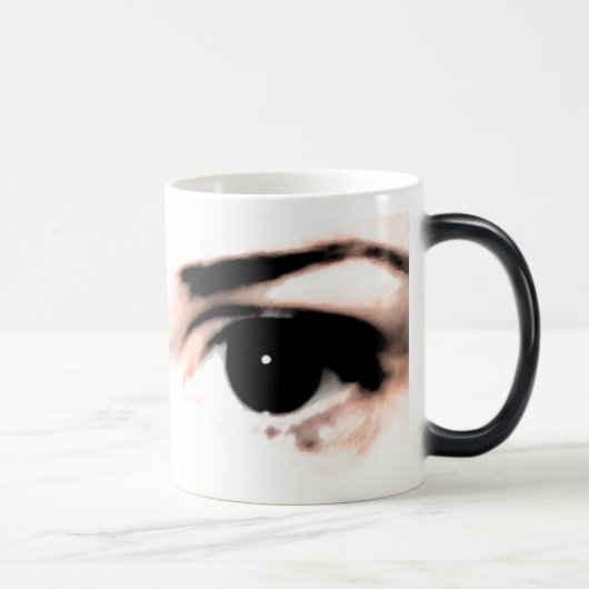 Mug Magique Les yeux sombres apparaîtront (Droite)
