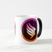Mug Magique Lesbian Pride Paragon Mass Effect Icon (Devant droit)