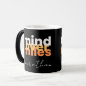 Mug Magique L'esprit sur des kilomètres moderne Black Distance (Devant gauche)