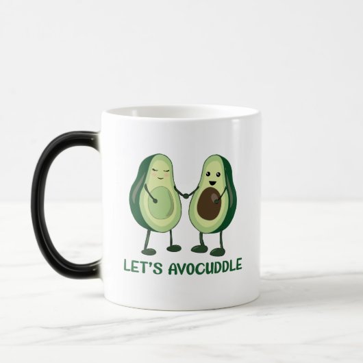 Mug Magique Let's Avocuddle - Funny Avocado Pun (Gauche)