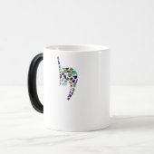 Mug Magique Lettre 'YOD' (Devant gauche)