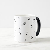 Mug Magique Lettres (Devant droit)