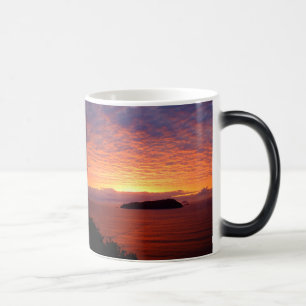 Mug Magique Lever de soleil sur l'île aux chaussures Tairua