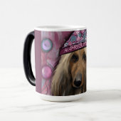 Mug Magique Lévrier Afghan (Devant gauche)