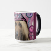Mug Magique Lévrier Afghan (Devant droit)