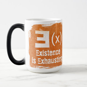 Mug Magique L'existence est épuisante – Drôle de squelette Hal