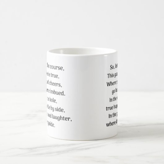 Mug Magique L'extase du golfeur (Centre)