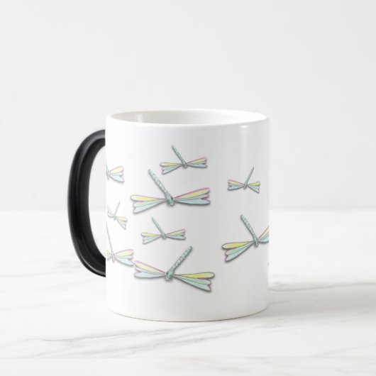 Mug Magique Libellule douce (Devant gauche)