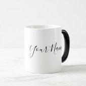 Mug Magique "Libra personnalisée signe Zodiac Nom et traits" (Devant droit)