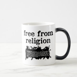Mug Magique Libre de la boue qui change la chaleur religieuse