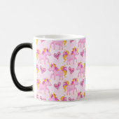 Mug Magique Licornes d'aquarelle (Gauche)