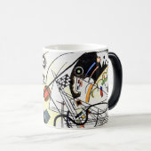 Mug Magique Ligne transversale - Kandinsky (Devant droit)