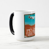 Mug Magique L'île canarienne de Grande Canarie, l'art de l'aff (Devant gauche)