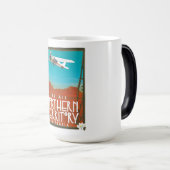 Mug Magique L'île canarienne de Grande Canarie, l'art de l'aff (Devant droit)