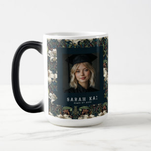 Mug Magique Lilies Florales Branchées Diplômée de Terminale