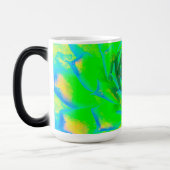 Mug Magique Lime Green Chartreuse Succulent Sedum Rosette (Gauche)